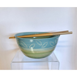 Bol à ramen  turquoise et...