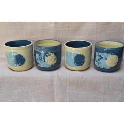 Lot de 4 petits mugs...
