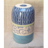 MUG / GOBELET turquoise et cobalt, motif celtique - M16